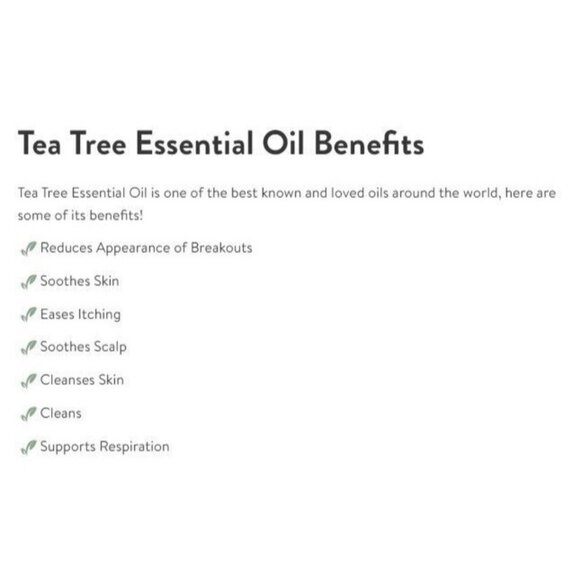 Tea Tree Essential Oil Simply Earth 15ml 100% Pure Oils Natural Aromatherapy NIB - Picture 11 of 12